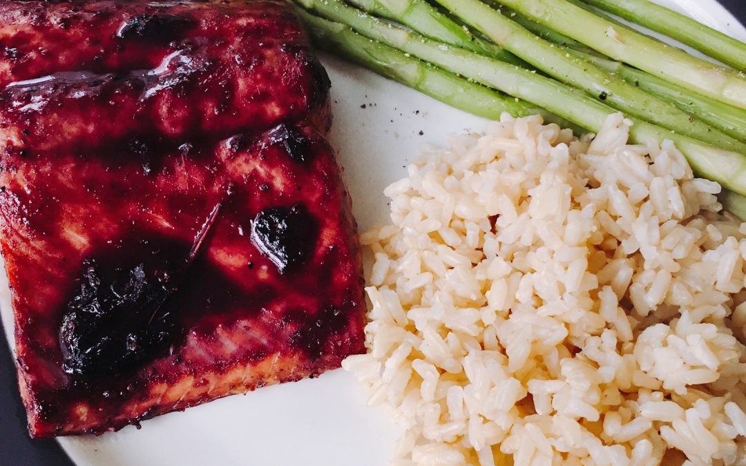 Blueberry Glazed Salmon